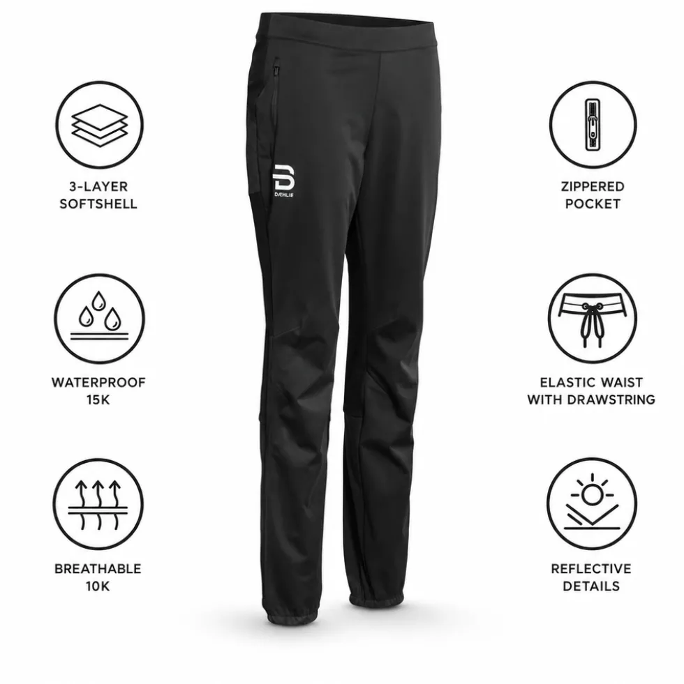 Pantaloni sci di fondo Bjorn Daehlie Pants Wool 2.0 Wmn Black