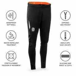 Pantaloni sci di fondo Bjorn Daehlie Pro Women Black
