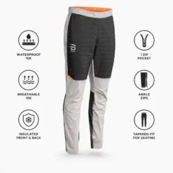 Pantaloni sci di fondo Bjorn Daehlie Pants Challenge 3.0 Men Quiet Grey