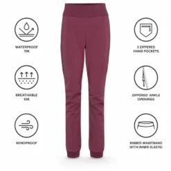Pantaloni sci di fondo Kari Traa Tirill Thermal Pants Plum