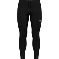 Pantaloni sci di fondo Odlo Ceramiwarm Tights Black Odlo Concrete Grey