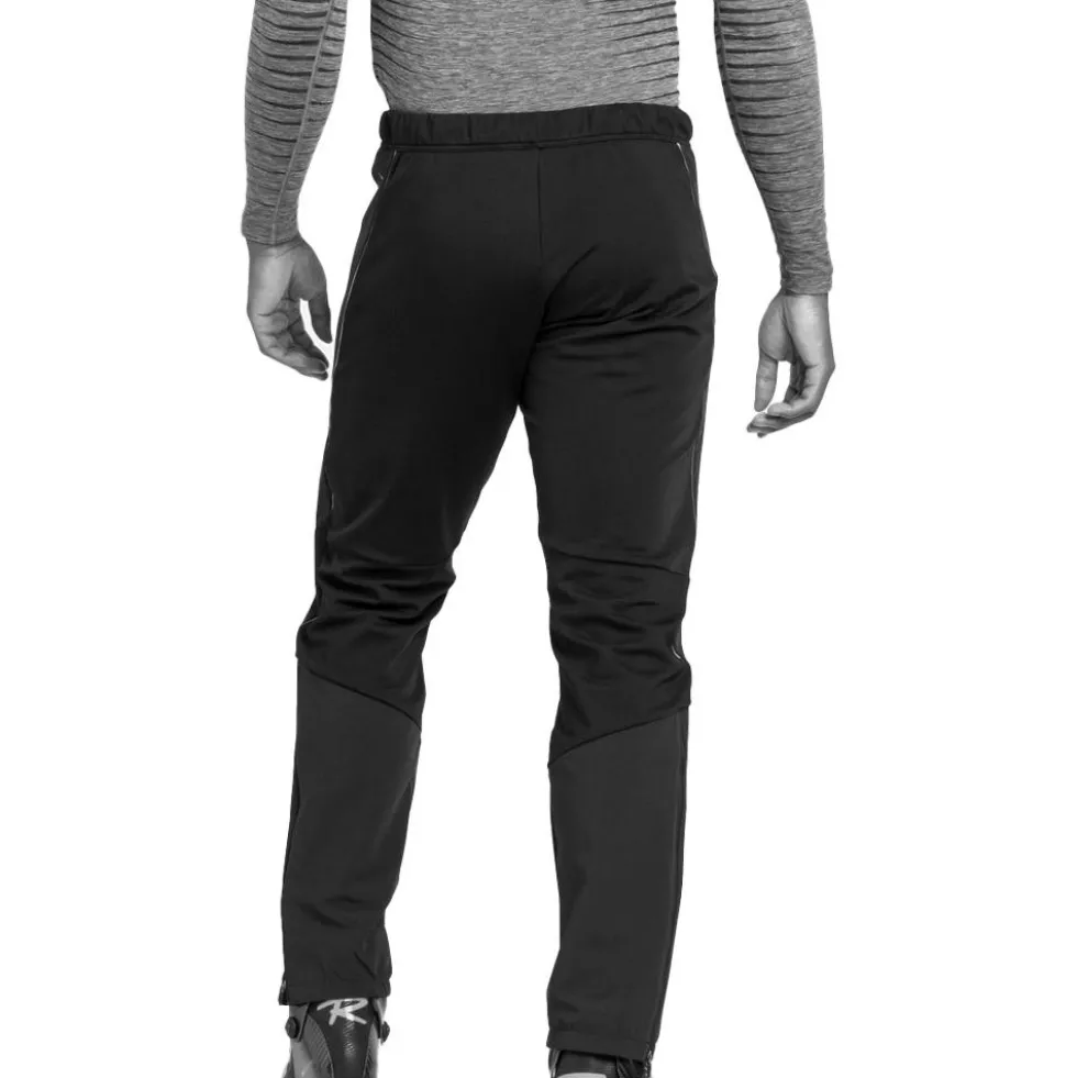 Pantaloni sci di fondo Odlo Engvik Pants Black Concrete Grey