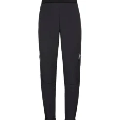 Pantaloni sci di fondo Odlo Engvik Pants Black Concrete Grey