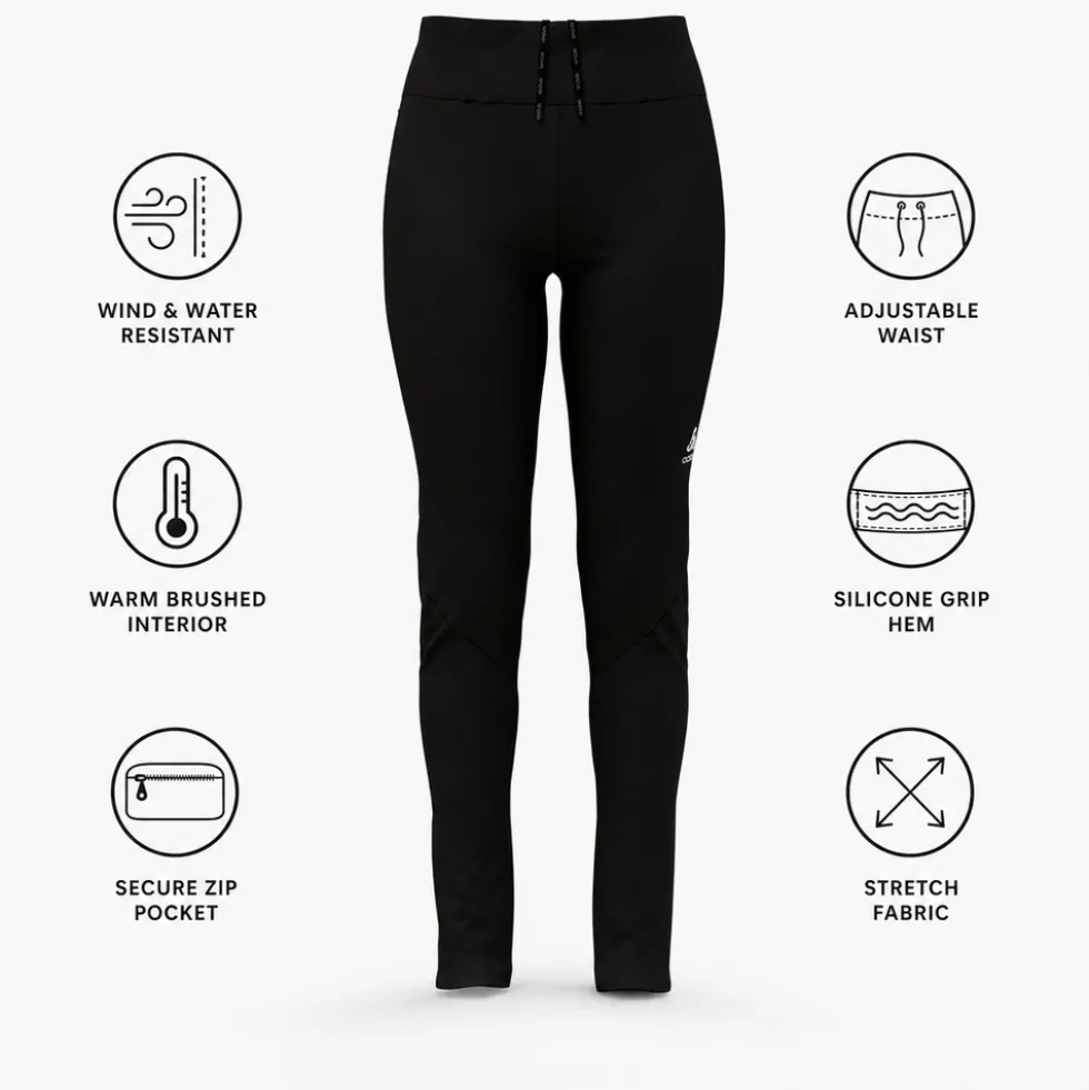 Pantaloni sci di fondo Odlo Langnes Wmn Pants Black