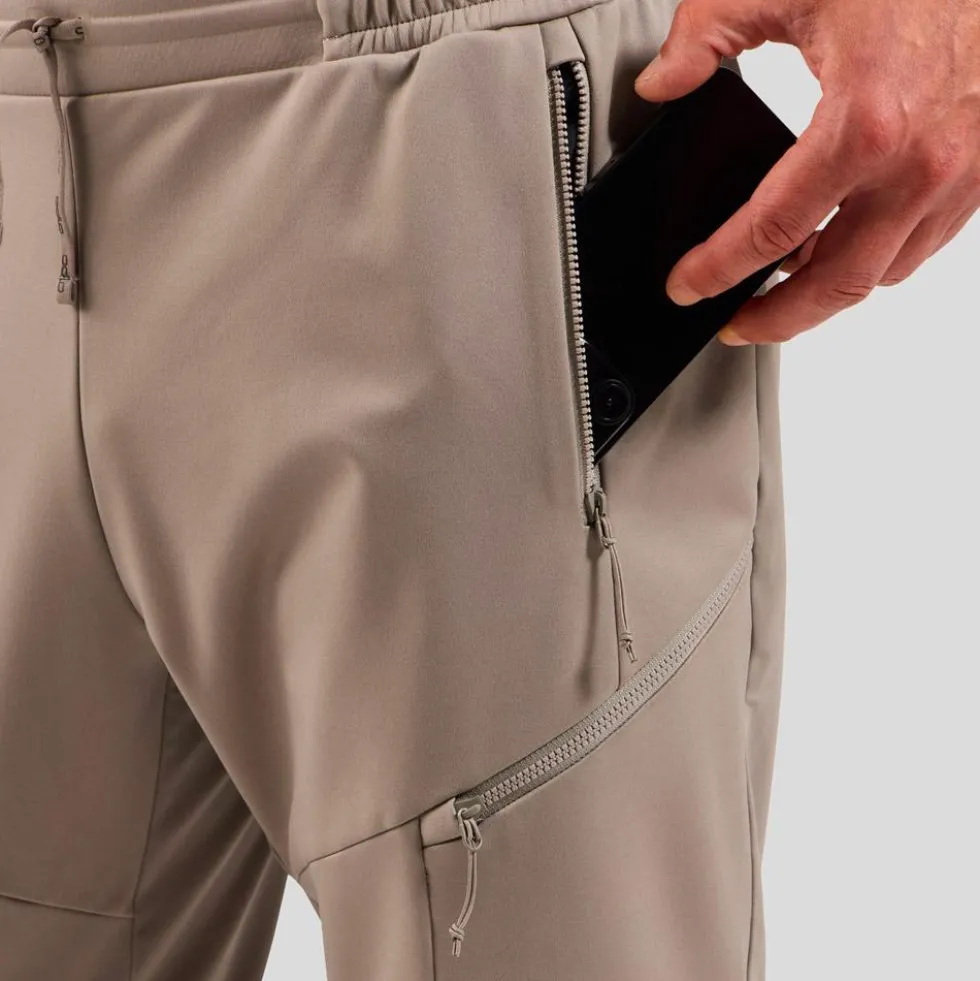 Pantaloni sci di fondo Odlo Zeroweight Windproof X Warm Pant Regular Length Cinder