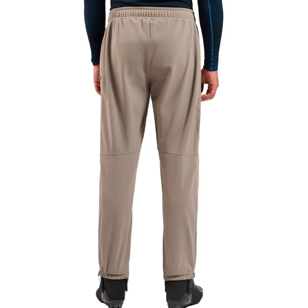 Pantaloni sci di fondo Odlo Zeroweight Windproof X Warm Pant Regular Length Cinder