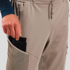 Pantaloni sci di fondo Odlo Zeroweight Windproof X Warm Pant Regular Length Cinder