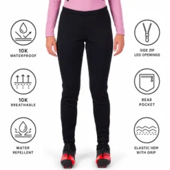 Pantaloni sci di fondo Rossignol W Genetys Pant Black