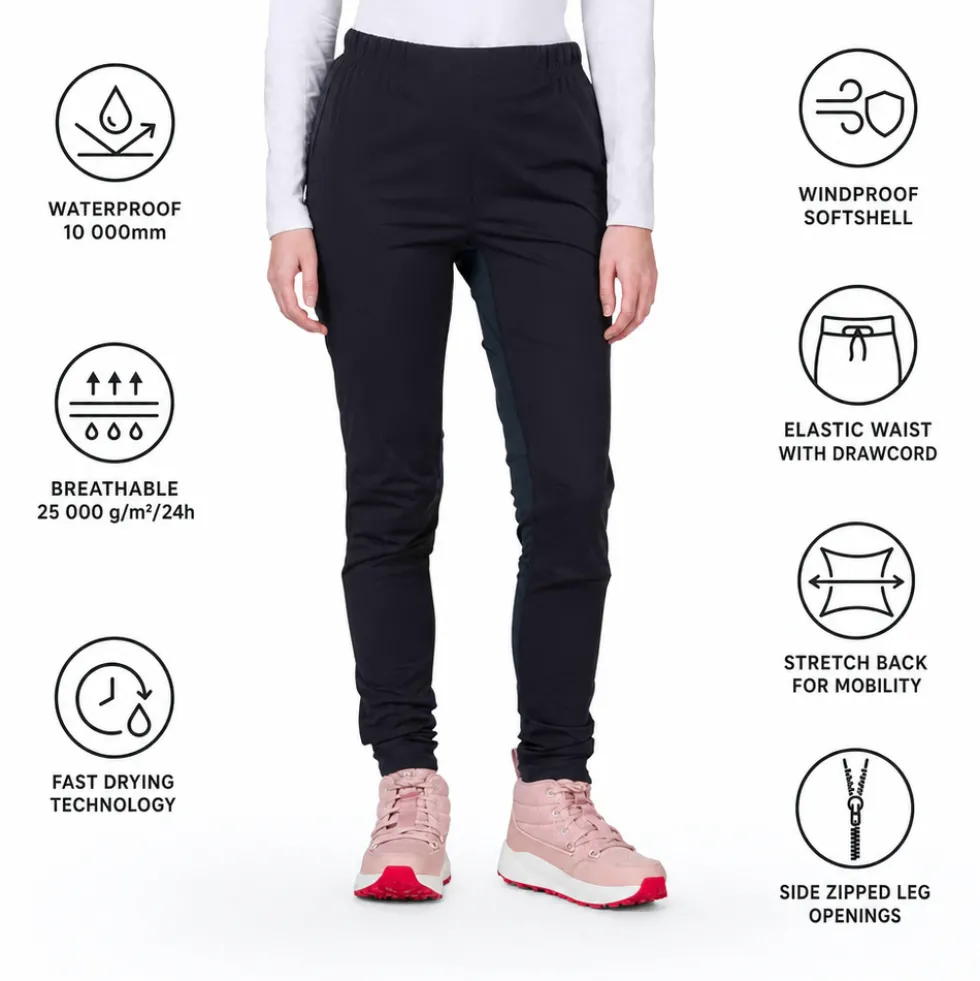 Pantaloni sci di fondo Rossignol W Poursuite Black