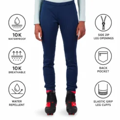 Pantaloni sci di fondo Rossignol W Genetys Pant Dark Navy