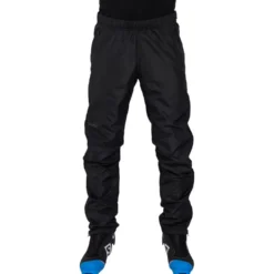 Pantaloni sci di fondo Swix Infinity Hybrid Wind Full Zip Black Black