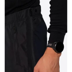 Pantaloni sci di fondo Swix Infinity Hybrid Wind Full Zip Black Black