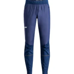 Pantaloni sci di fondo Swix Nordic Warm Hybrid Pants M Dark Navy