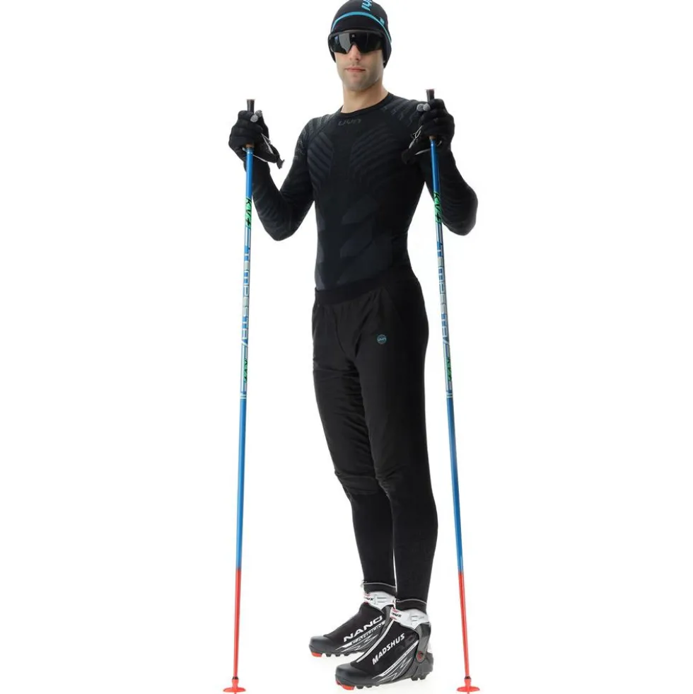 Pantaloni sci di fondo Uyn M Cross Country Skiing Wind Pant Long Black Cloud