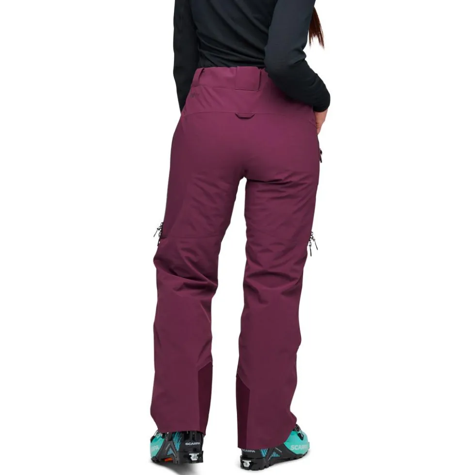 Pantaloni tecnici Black Diamond W Recon Insulated Pants Blackberry