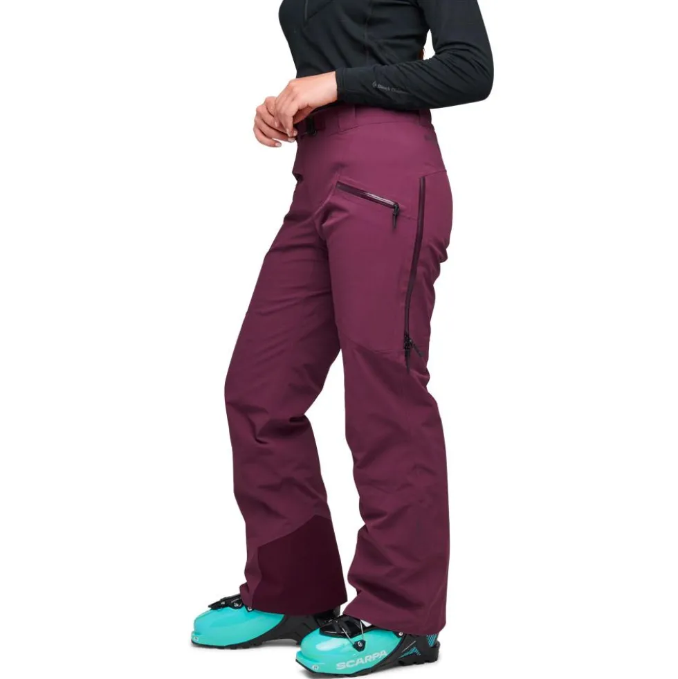 Pantaloni tecnici Black Diamond W Recon Insulated Pants Blackberry