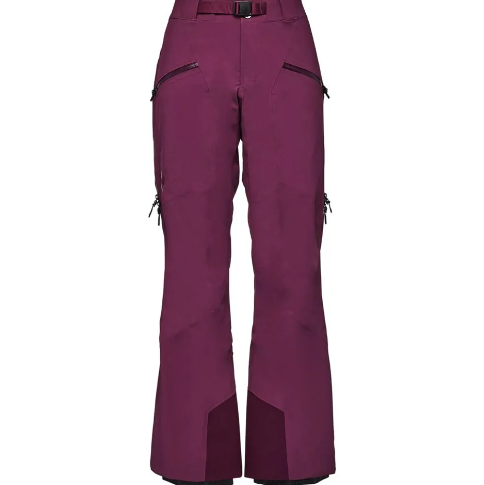 Pantaloni tecnici Black Diamond W Recon Insulated Pants Blackberry