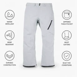 Pantaloni tecnici Burton [ak] Cyclic Gore-tex Gray Cloud