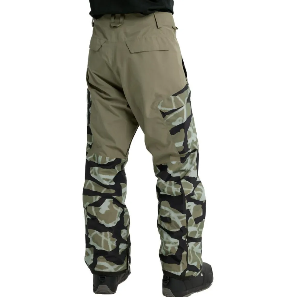 Pantaloni tecnici Burton Reserve 2L Pants Graffiti Camo Forest Moss