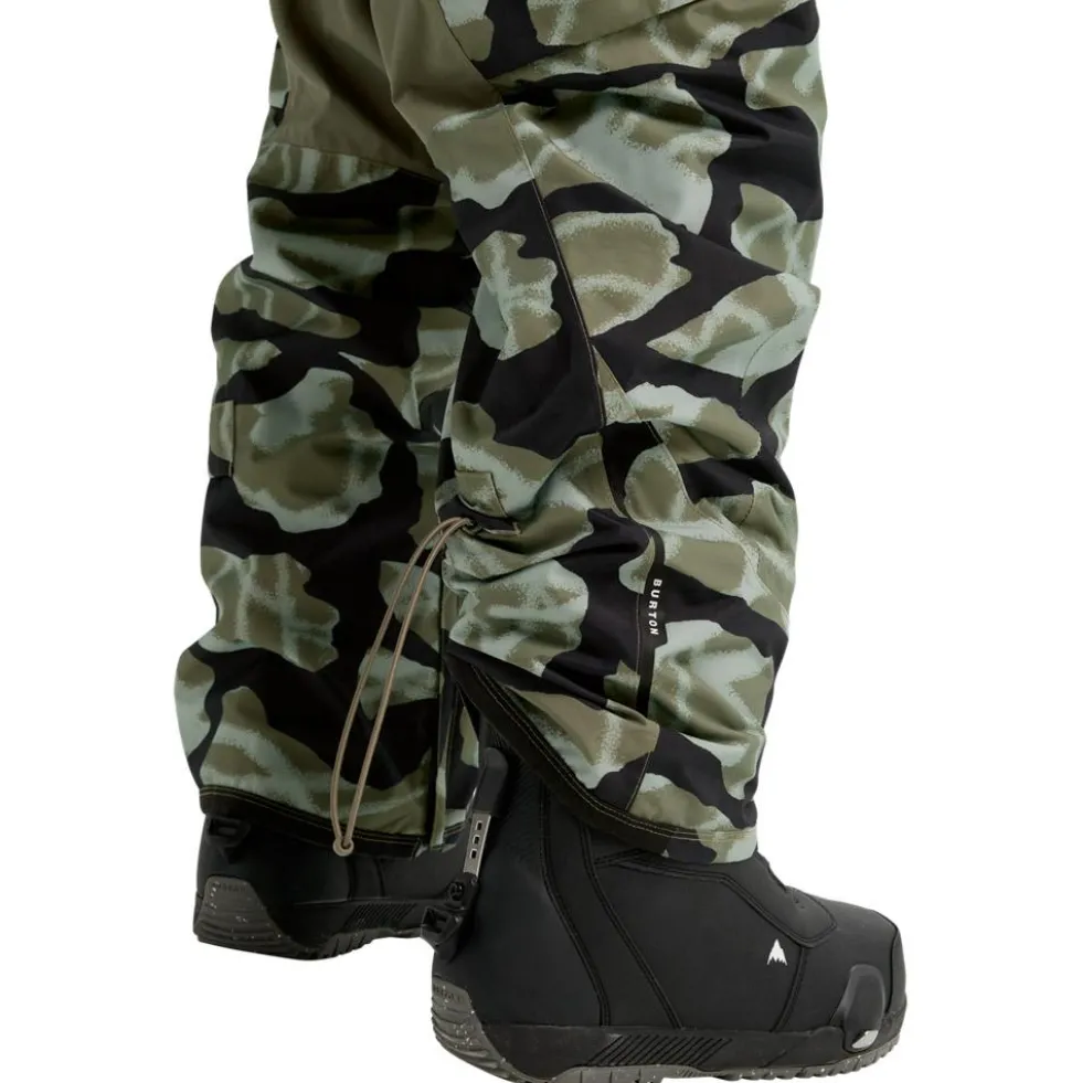 Pantaloni tecnici Burton Reserve 2L Pants Graffiti Camo Forest Moss