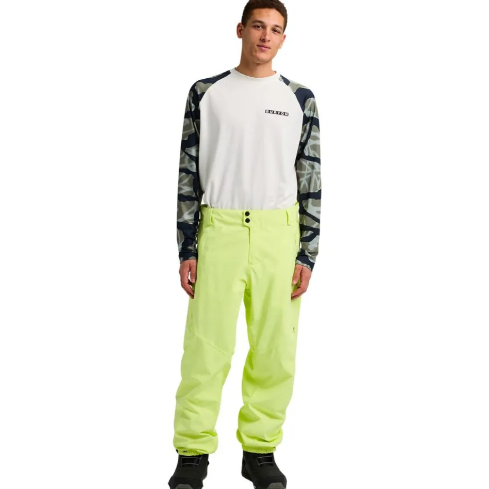 Pantaloni tecnici Burton Reserve 2L Relaxed Pants Glow Yellow Green