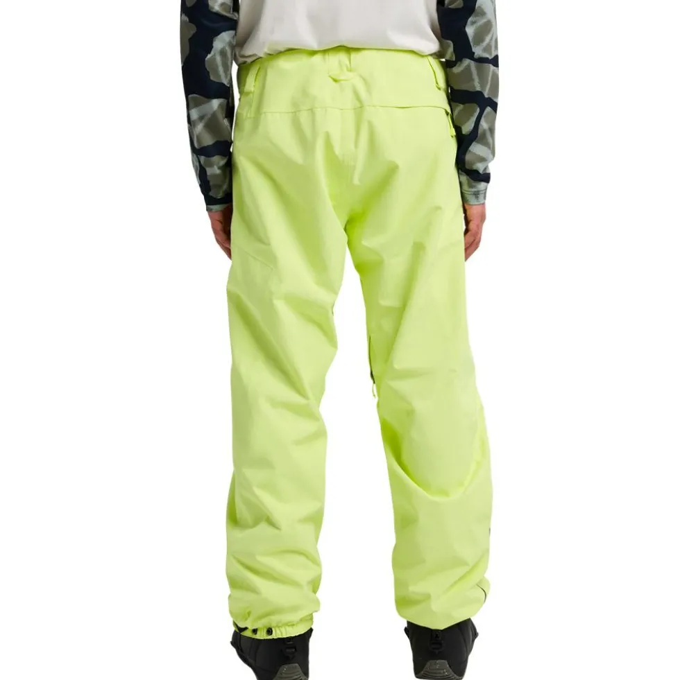 Pantaloni tecnici Burton Reserve 2L Relaxed Pants Glow Yellow Green
