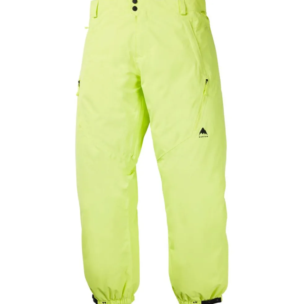 Pantaloni tecnici Burton Reserve 2L Relaxed Pants Glow Yellow Green