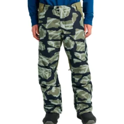 Pantaloni tecnici Burton Reserve 2L Insulated Pants Graffiti Camo Forest Moss