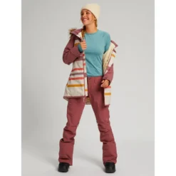 Pantaloni tecnici Burton Wb Vida Rose Brown