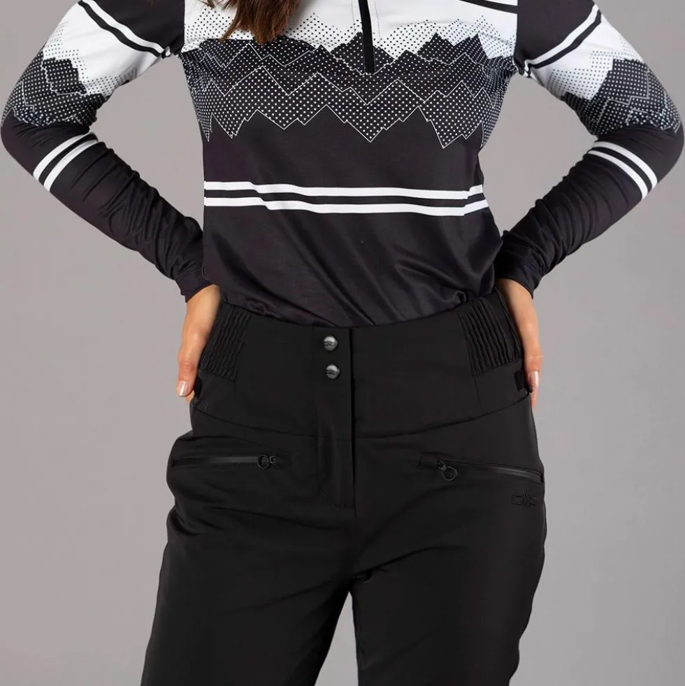 Pantaloni tecnici CMP Woman Pant Nero