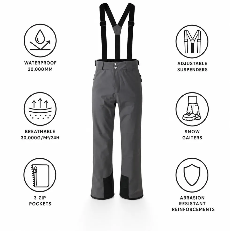Pantaloni tecnici DARE2B Achieve II Pant Iron Gate
