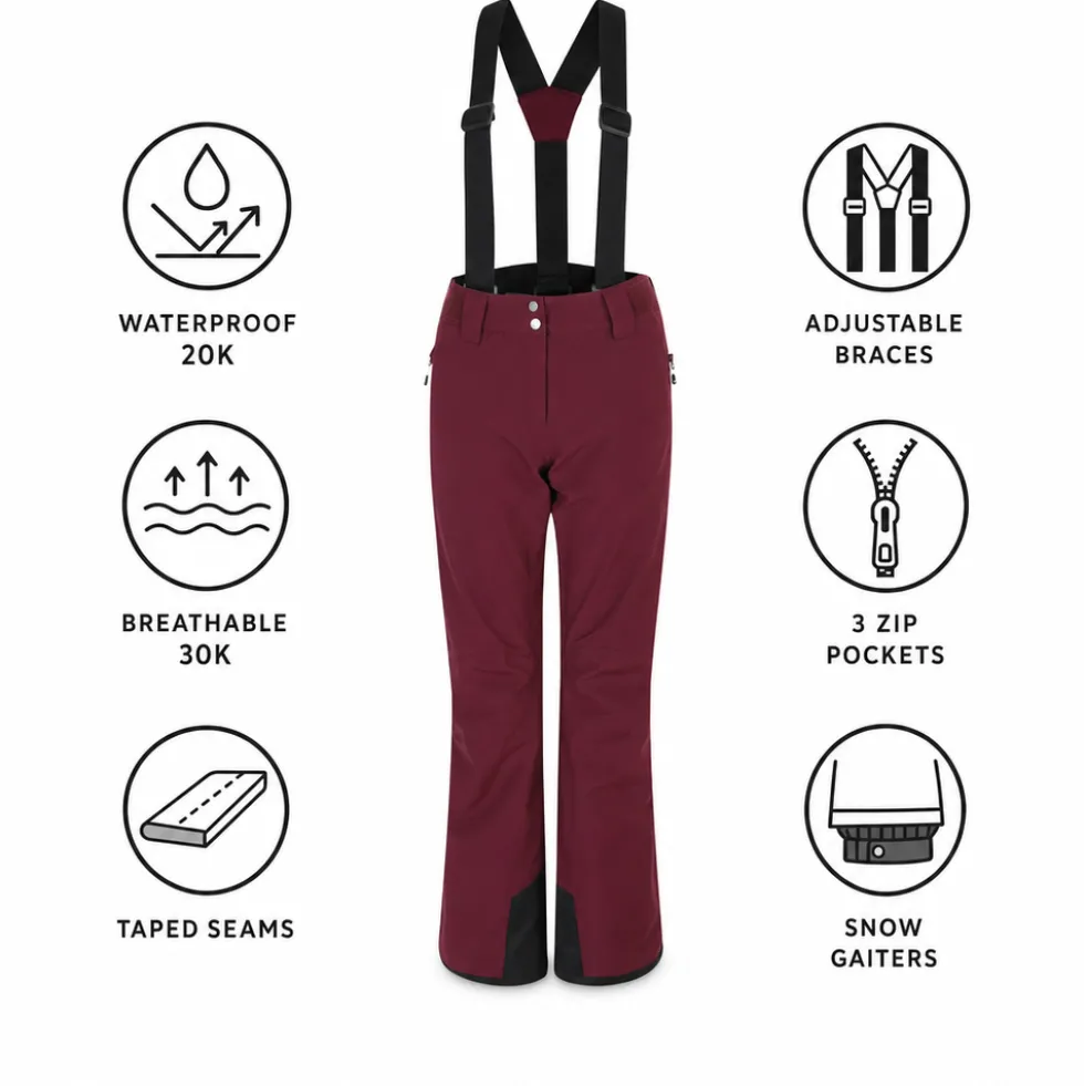 Pantaloni tecnici DARE2B Diminish Fig