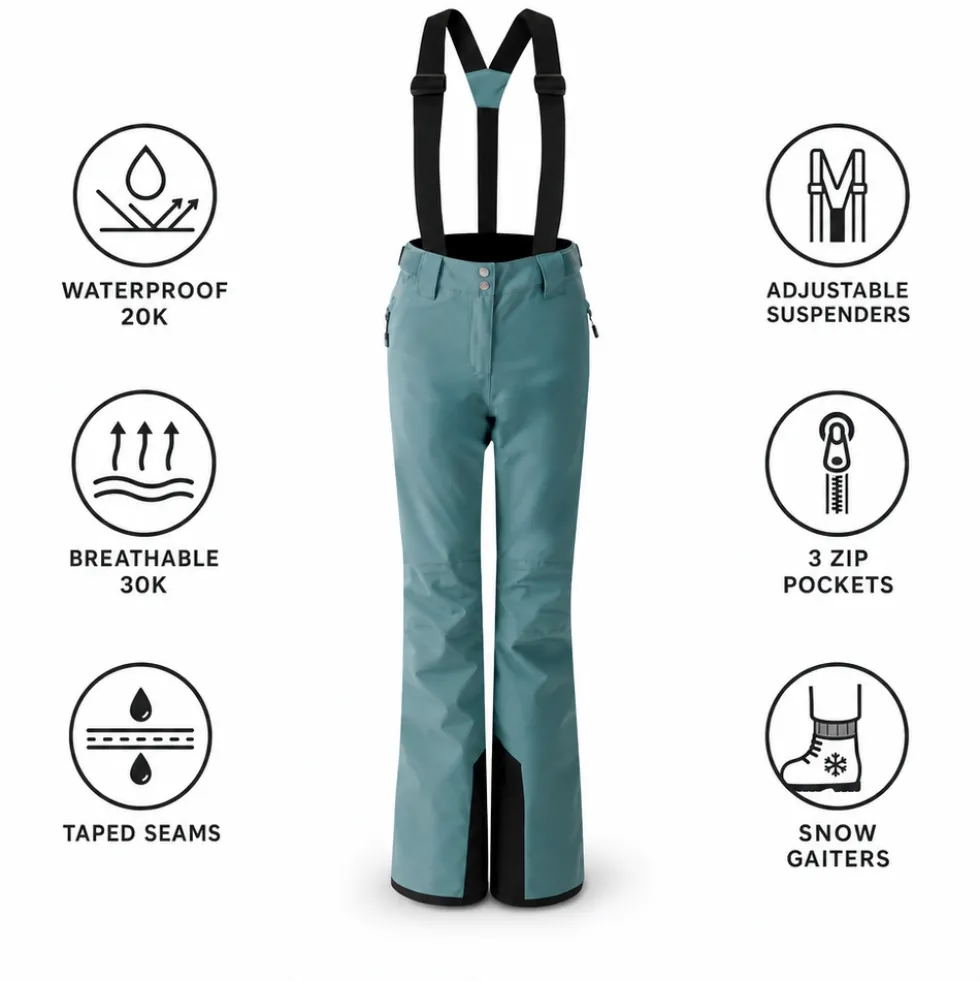 Pantaloni tecnici DARE2B Diminish Element Grey