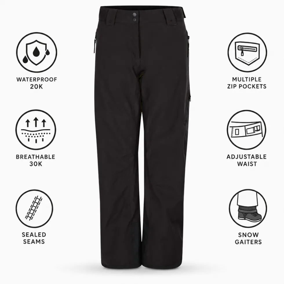 Pantaloni tecnici DARE2B Ice Pant Black