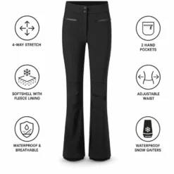 Pantaloni tecnici Fusalp Diana Noir