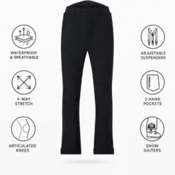 Pantaloni tecnici Fusalp Franz IV Noir