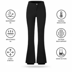 Pantaloni tecnici Fusalp Tipi 3 Noir