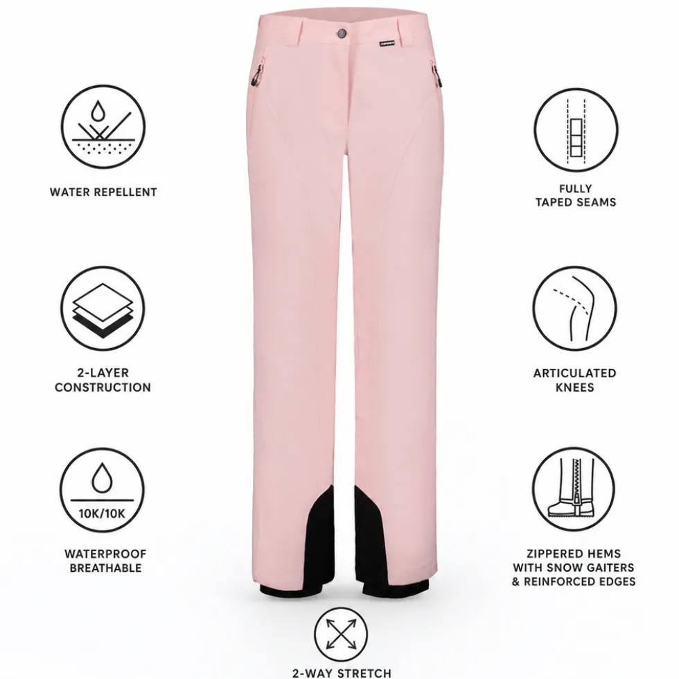 Pantaloni tecnici Icepeak Freyung Rose Clair