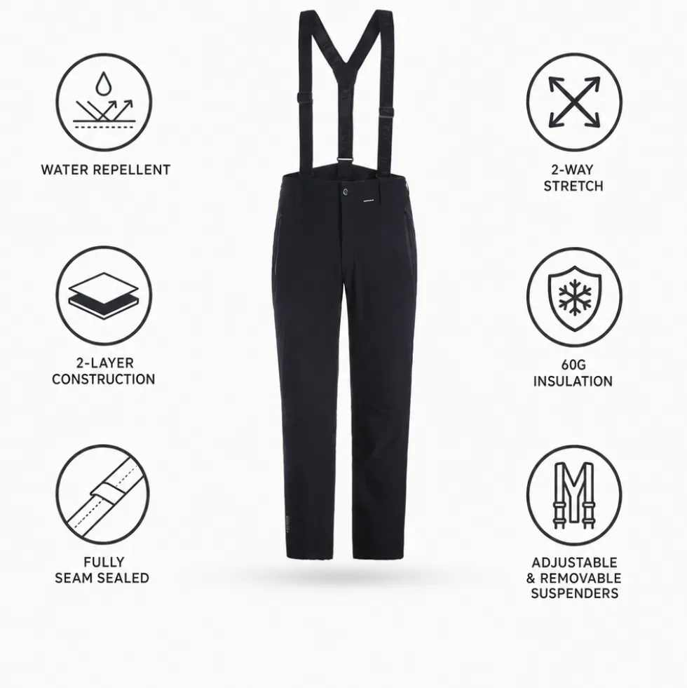 Pantaloni tecnici Icepeak Freiberg Noir