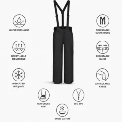 Pantaloni tecnici Icepeak Lenzen Jr Noir