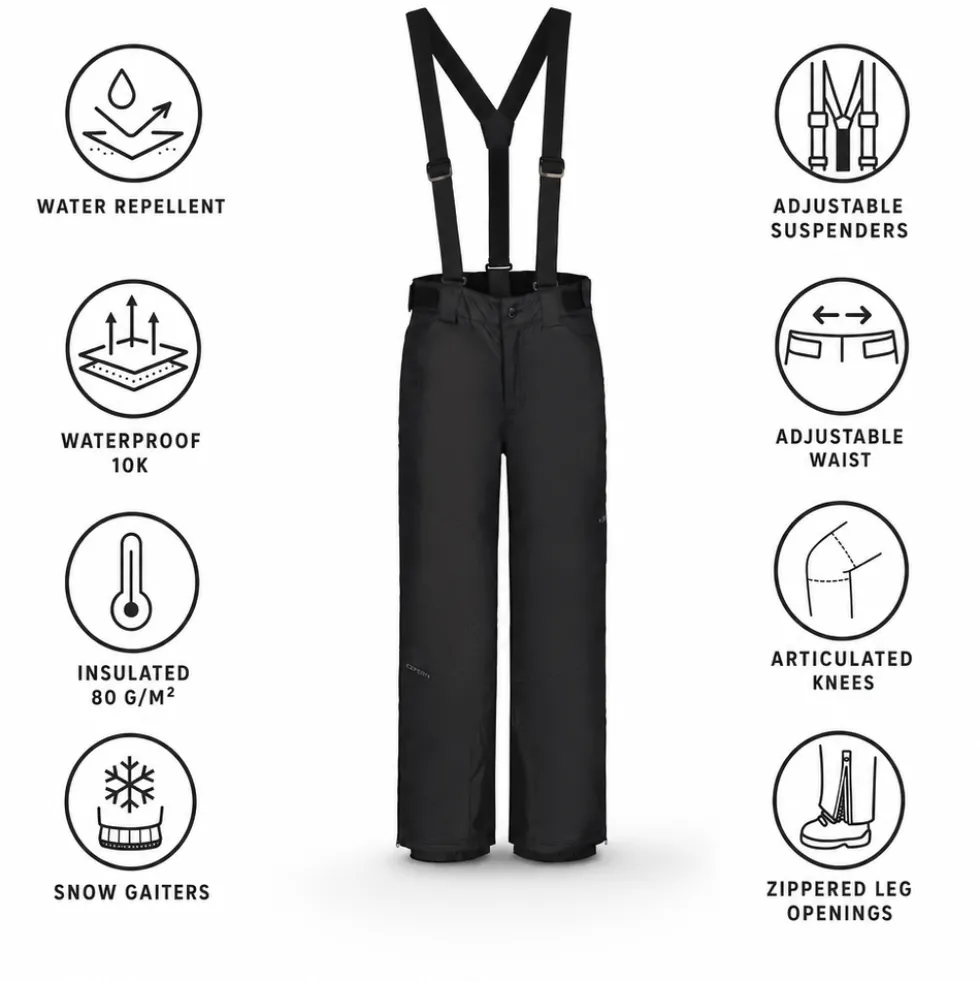 Pantaloni tecnici Icepeak Lenzen Jr Noir