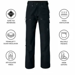 Pantaloni tecnici Norrona Lofoten Gore-Tex Insulated Pant Caviar