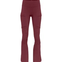 Pantaloni tecnici Norrona Lyngen Equaliser Stretch Tights W's Tawny Port