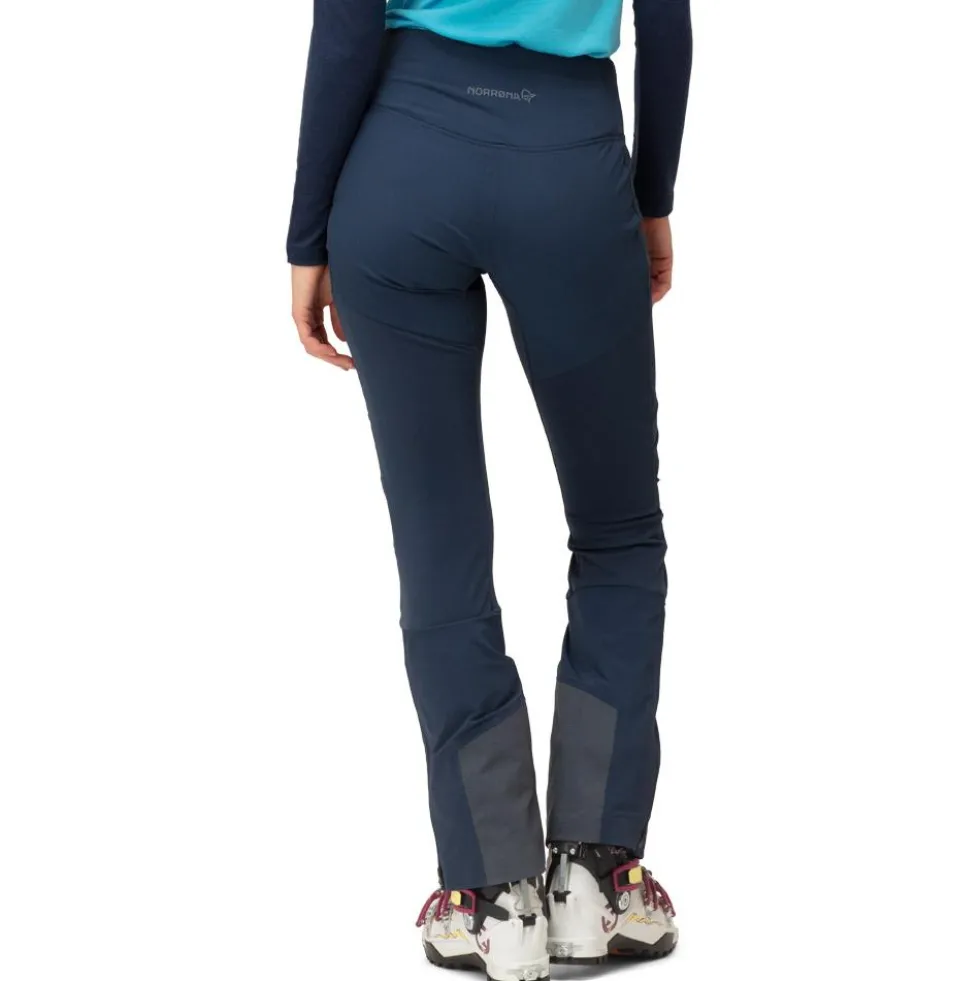 Pantaloni tecnici Norrona Lyngen Equaliser Stretch Tights W's Indigo Night