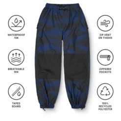 Pantaloni tecnici Picture Dicentra Retro Fusion Print