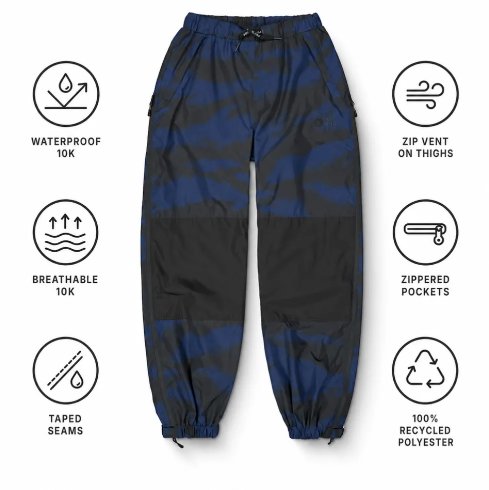 Pantaloni tecnici Picture Dicentra Retro Fusion Print