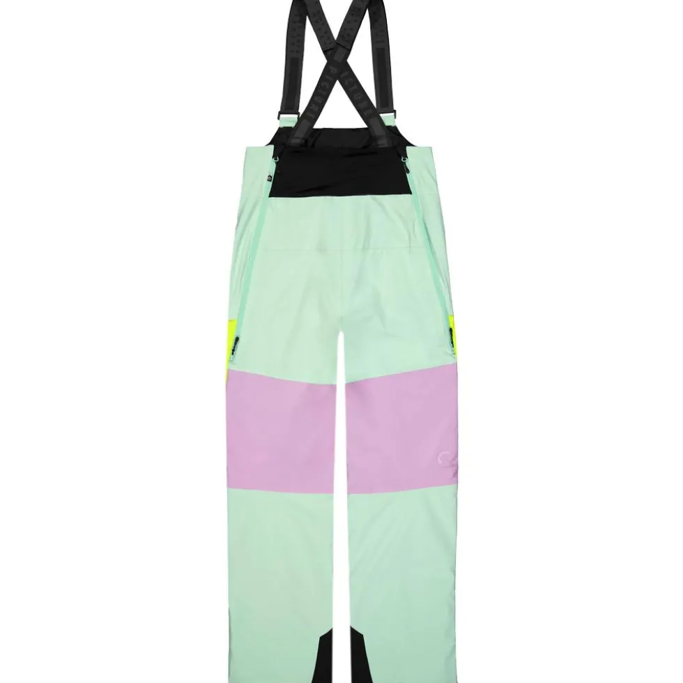 Pantaloni tecnici Picture Elwy Bib Silt Green Orchid Acid