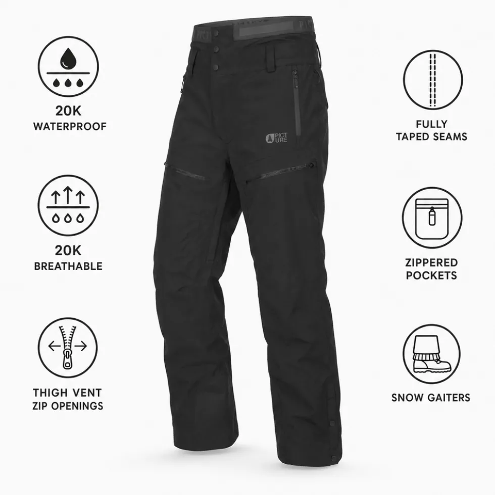 Pantaloni tecnici Picture Naikoon Black