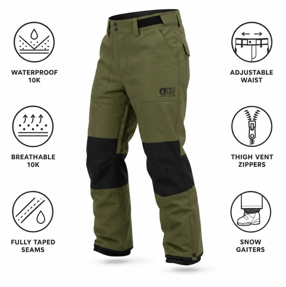 Pantaloni tecnici Picture Plan Tobacco