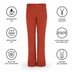 Pantaloni tecnici Protest Lole Uluru Rust